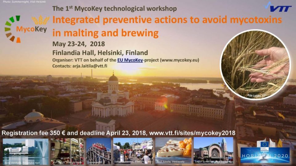 MycoKey workshop_Helsinki 2018_VTT_frontpage